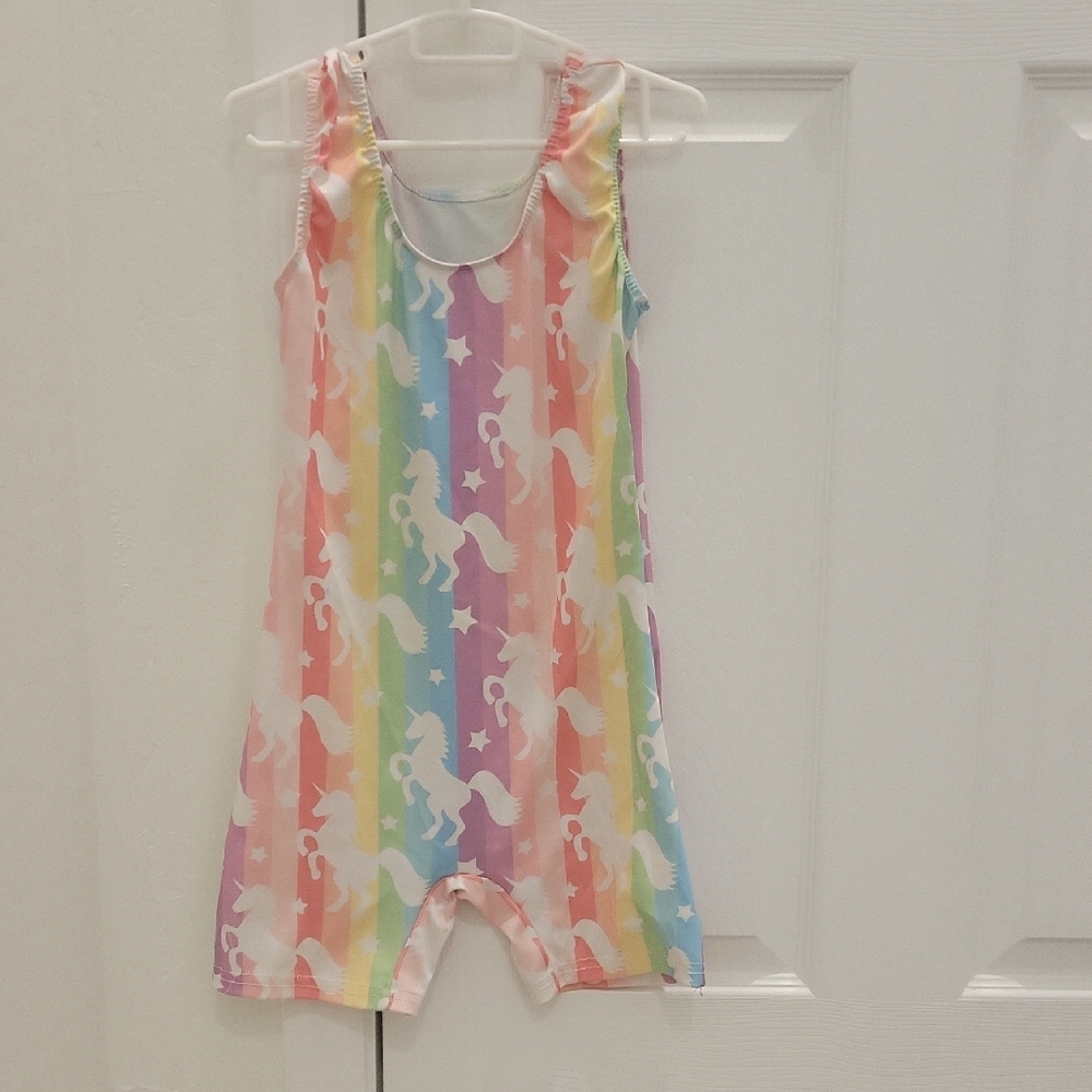 Rainbow Unicorn Romper